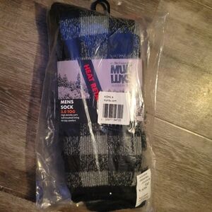 New MUK LUKS Heat Retainers Mens &  SOCKS ThermalKeep your‎ feet warm an…